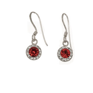 Silver Bar hopeakorvakoru Spectrum 6mm red