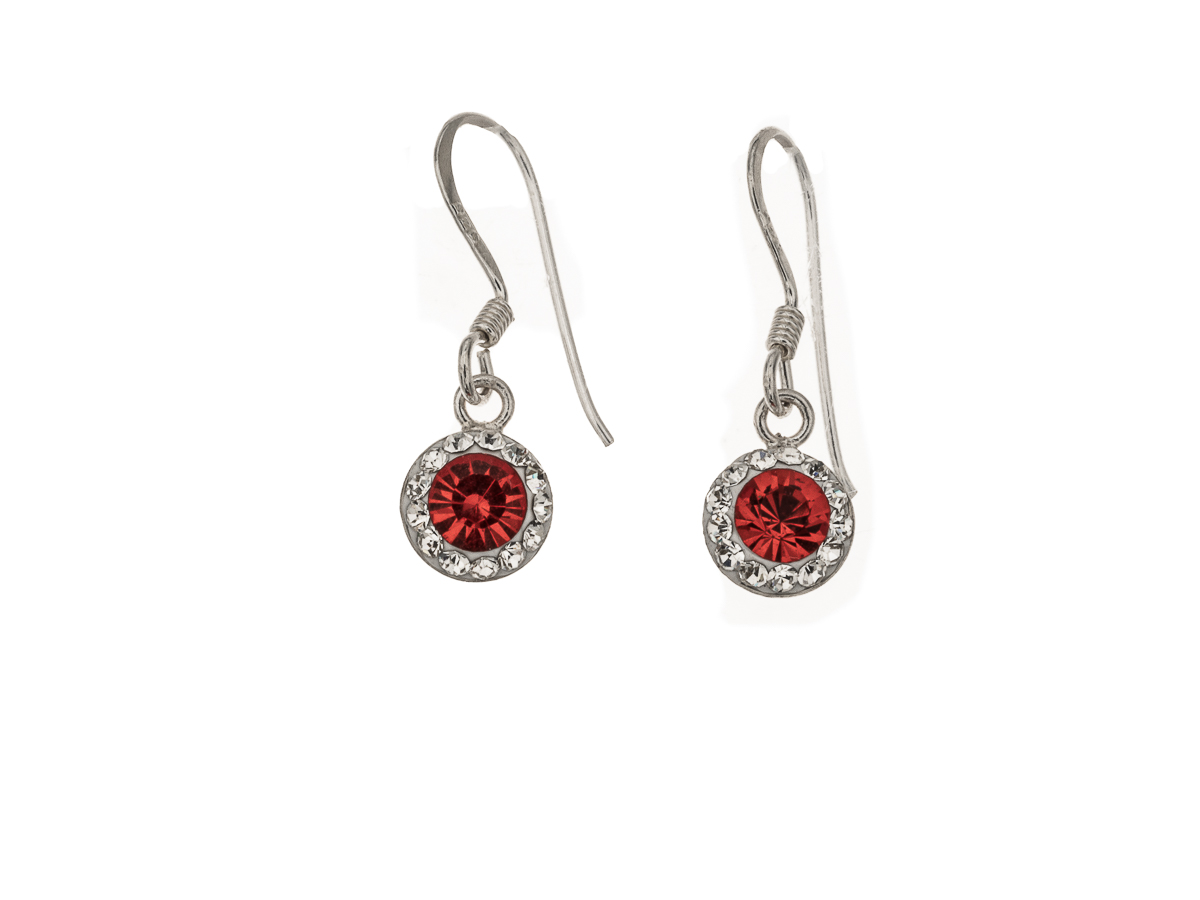 Silver Bar hopeakorvakoru Spectrum 6mm red