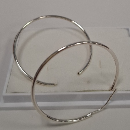 Silver Bar hopeakorvakoru rengas Oly 1,5-35 B