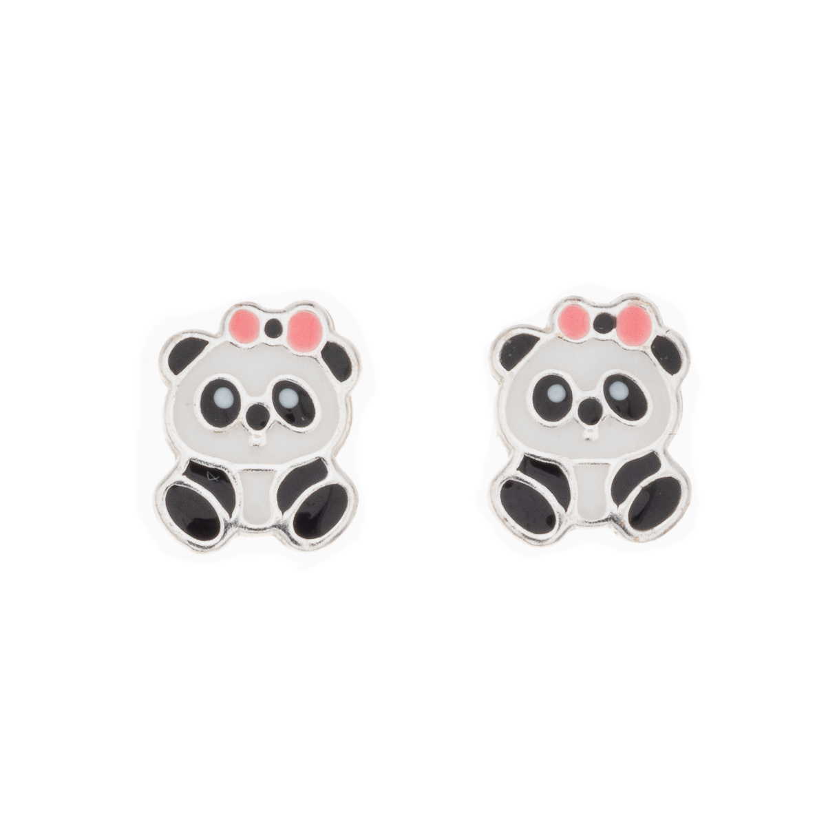 Silver Bar hopeakorvakoru tapilla Baby panda