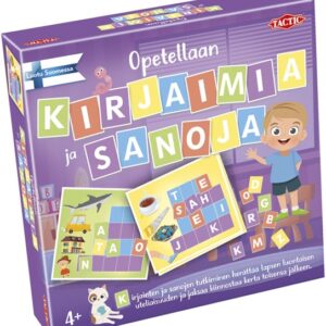 Tactic Opetellaan Kirjaimia ja sanoja lautapeli