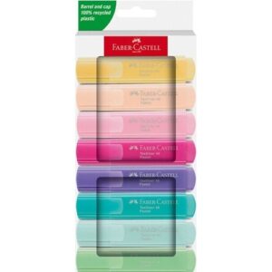 Faber-Castell Textliner 46 korostuskynä pastelli 8 väriä