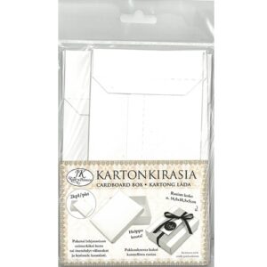JK_Kartonkirasia pieni helmiäisvalkoinen 2kpl