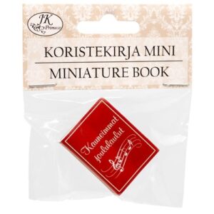 JK Koristekirja mini Joululaulut punainen
