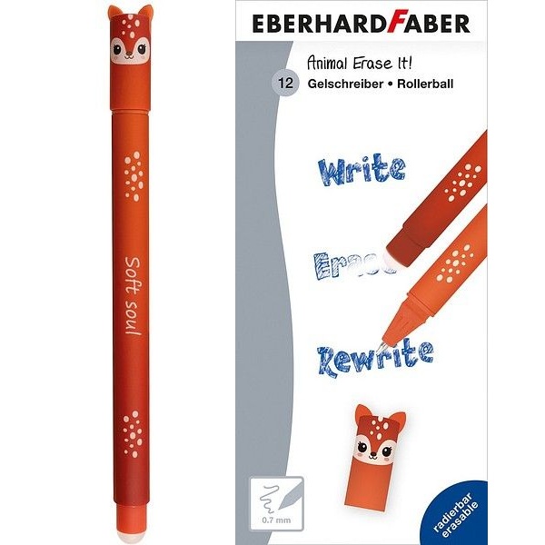 Eberhard Faber, Pyyhittävä geelikynä bambi, sininen muste