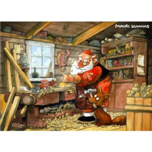 Mauri Kunnas adventtikalenteri Joulupukin verstas