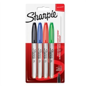 Sharpie Fine point merkkauskynä 1mm värilajitelma/4