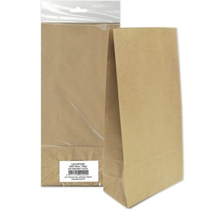 JK lahjapussi 14,7x28x7cm, 10kpl/pkk - natur ruskea