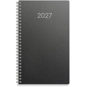 Burde 2-viikon pöytäkalenteri Eco 2027 musta 120x210 mm
