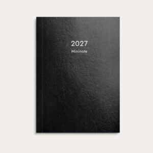 Burde kalenteri 2027 Mininote liimasidottu 75x104 mm