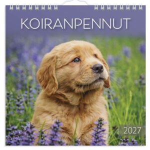Burde pieni seinäkalenteri Koiranpennut 2027