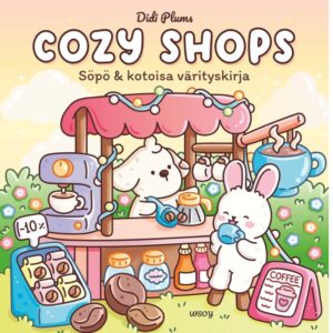 Cozy Shops Söpö ja kotoisa värityskirja Plums, Didi