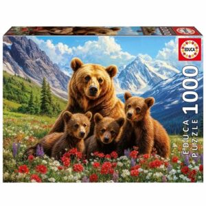 Educa palapeli 1000 palaa Grizzly Bears In Canada, karhut