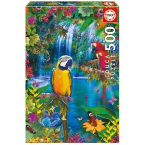 Educa palapeli 500 palaa Bird Tropical Land