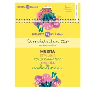 Seinäkalenteri 2027 Hidasta elämää 22x 22cm