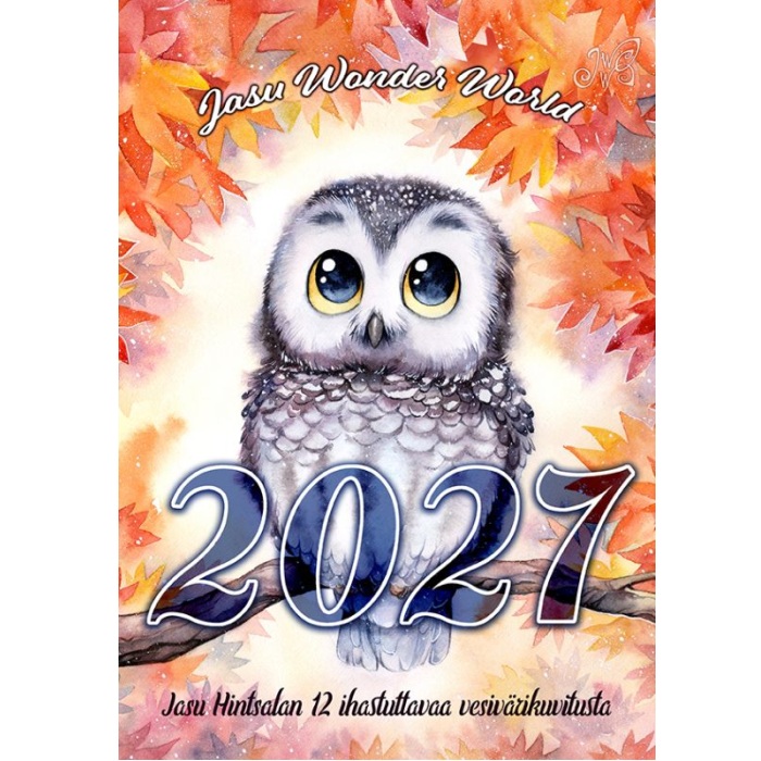 Jasu Wonder World 2027 seinäkalenteri Pystymalli (A4)