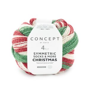 Katia Concept Symmetric socks Christmas sukkalanka 80g 320m