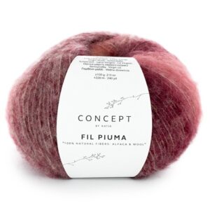 Katia Concept Fil Piuma merkino-alpakkalanka 100g 220m