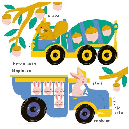 Tunne sanat sormissasi!, Vauhtia ja vilskettä - Image 2